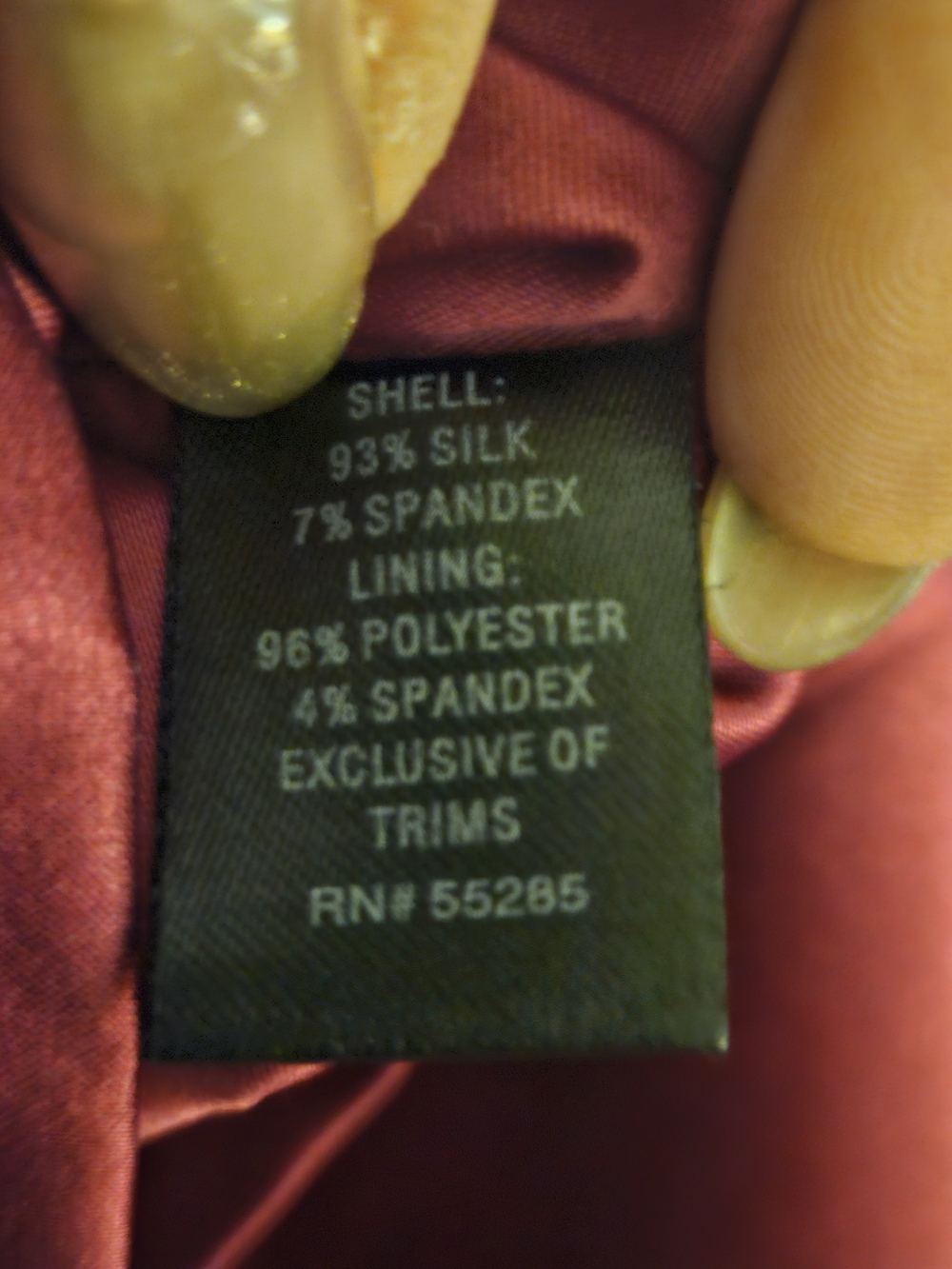 Express Strapless Silk Ruffle Dress In Magenta - Picture 5 of 5